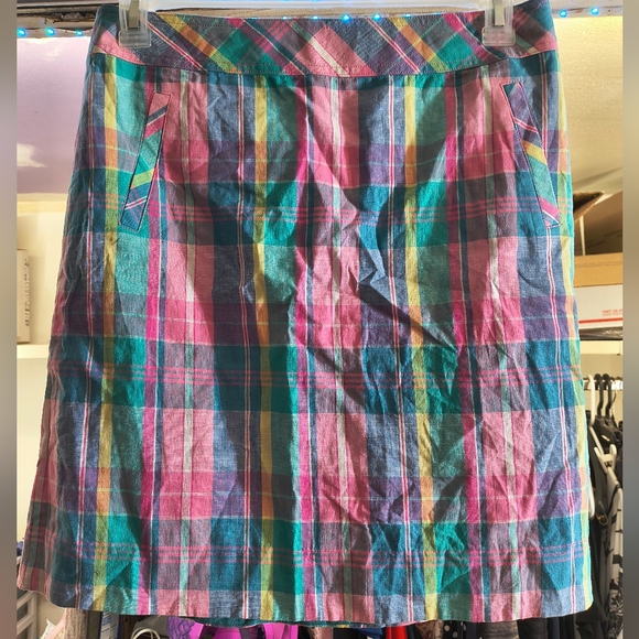 Talbots Dresses & Skirts - 3/20$*Plaid Multicolor Pencil Skirt Talbots Size 8